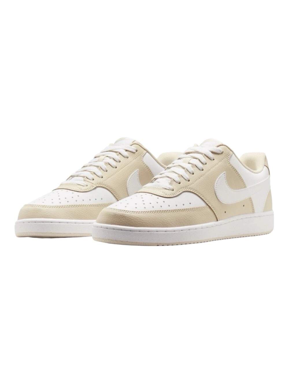 Nike Court Vision Low Light Khaki White Sneakers, HM9862-200, Men’s Sz 10.5, NEW